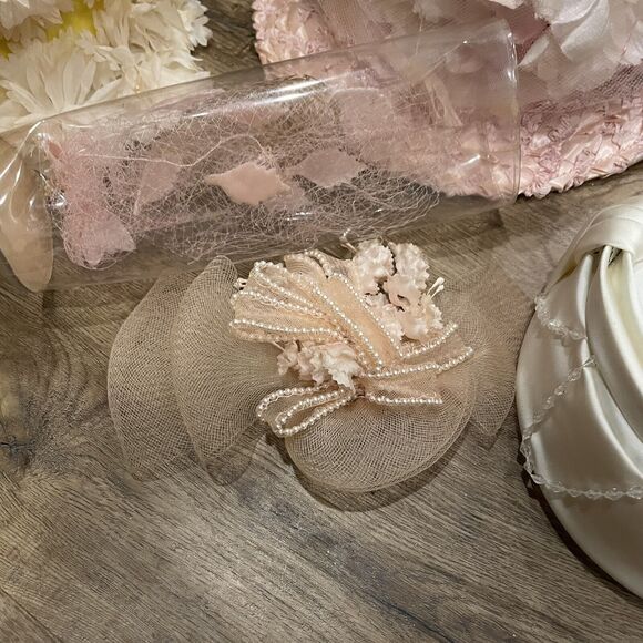 VTG Set 4 Women’s Dressy Hats- 1 Evelyn Varen, 2 Union Made 1 Unbranded W Extras - Picture 2 of 15